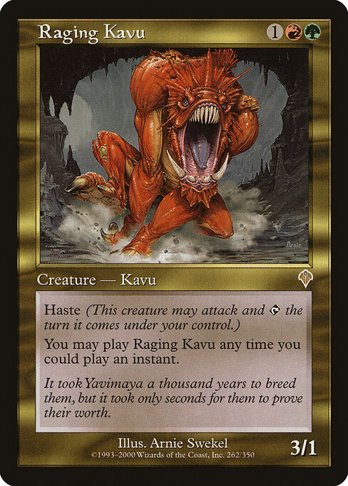 Raging Kavu - Invasion Magic card