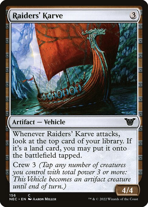 Raiders' Karve - Neon Dynasty Commander Magic card