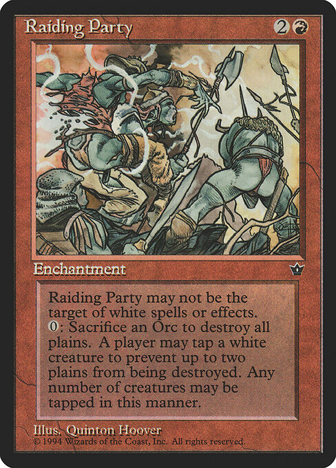 Raiding Party - Fallen Empires Magic card