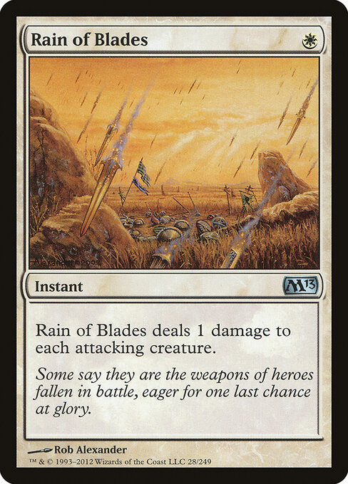 Rain of Blades - Magic 2013 Magic card