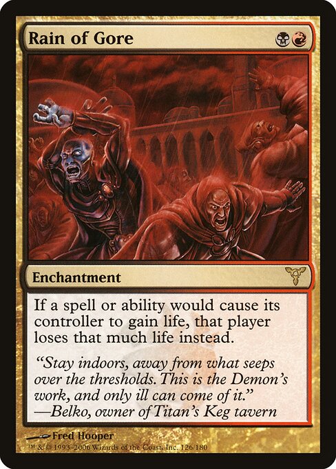 Rain of Gore - Dissension Magic card