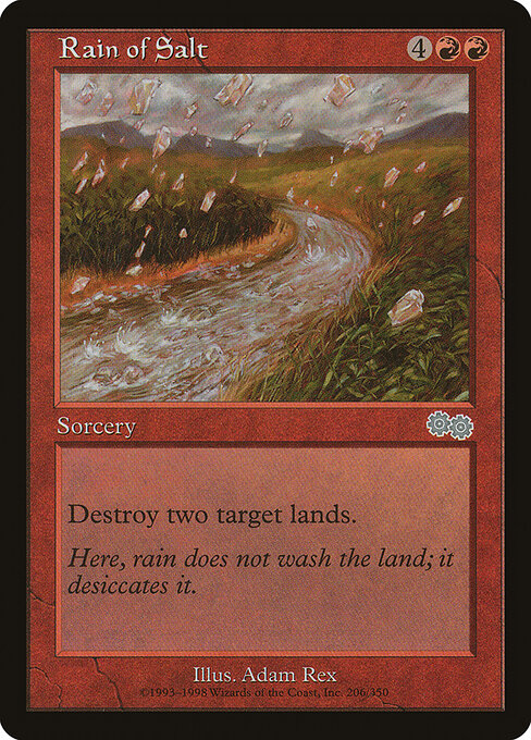 Rain of Salt - Urza's Saga Magic card