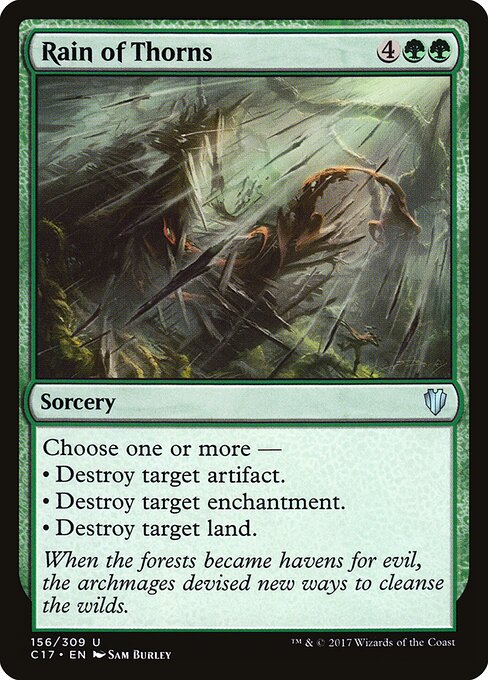 Rain of Thorns - Commander 2017 Magic card