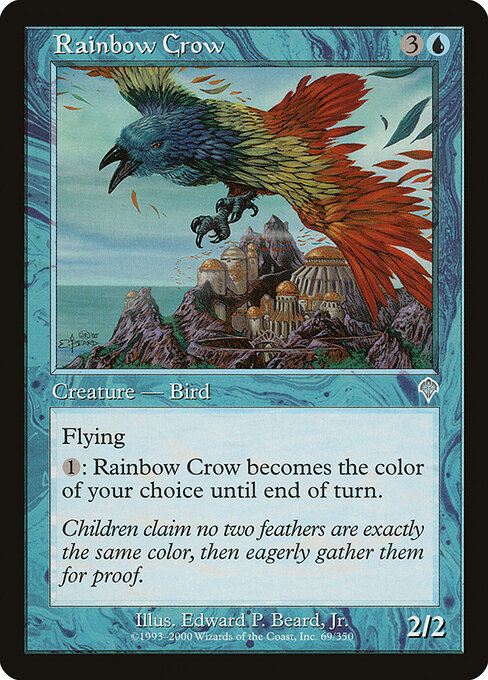 Rainbow Crow - Invasion Magic card