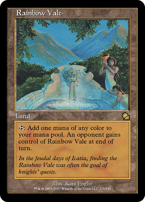 Rainbow Vale - Masters Edition Magic card