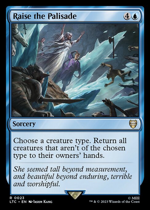 Raise the Palisade - Tales of Middle-earth Commander Magic card