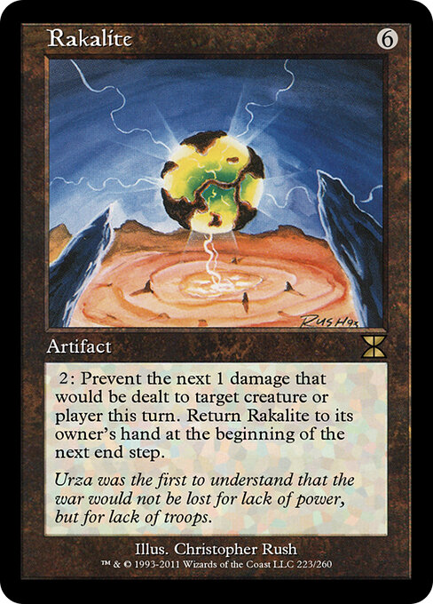 Rakalite - Masters Edition IV Magic card