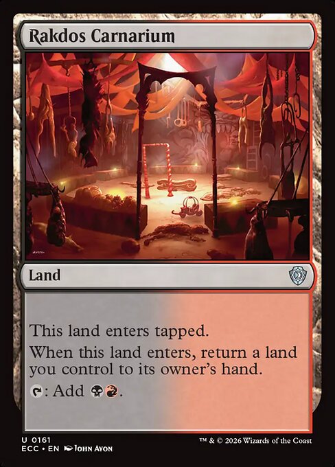 Rakdos Carnarium - Lorwyn Eclipsed Commander Magic card