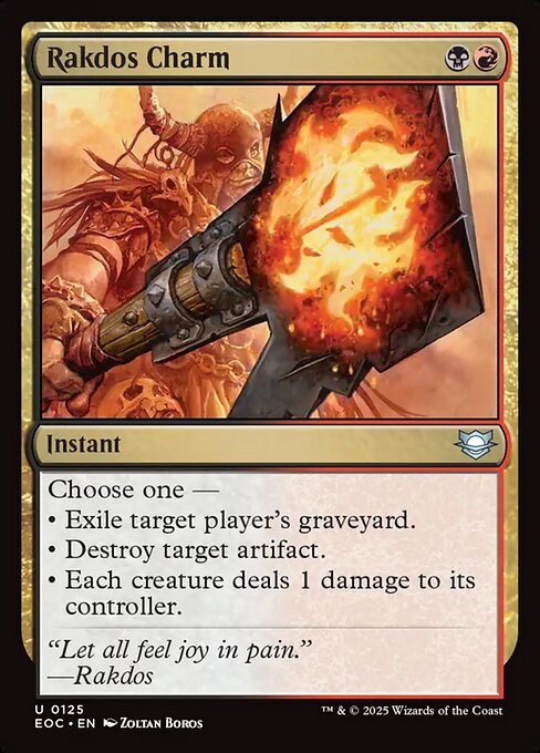 Rakdos Charm - Edge of Eternities Commander Magic card