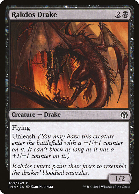 Rakdos Drake - Iconic Masters Magic card