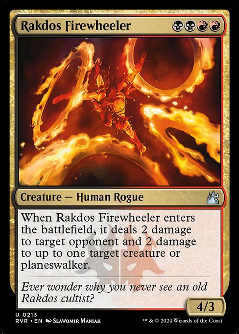 Rakdos Firewheeler - Ravnica Remastered Magic card