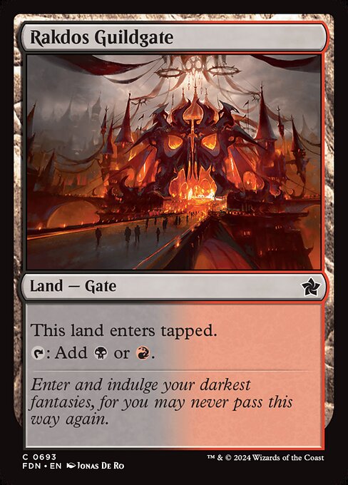 Rakdos Guildgate - Foundations Magic card