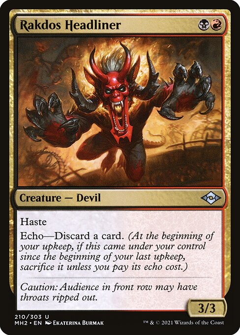 Rakdos Headliner - Modern Horizons 2 Magic card
