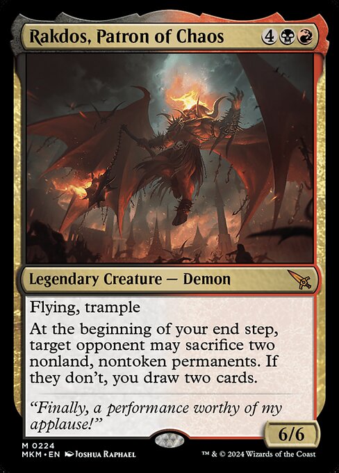 Rakdos, Patron of Chaos - Murders at Karlov Manor Magic card