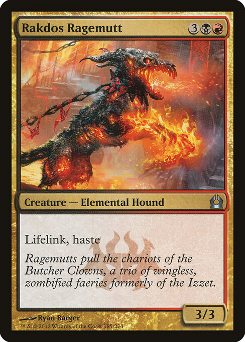 Rakdos Ragemutt - Return to Ravnica Magic card