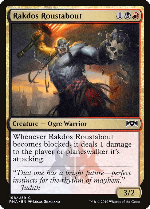 Rakdos Roustabout - Ravnica Allegiance Magic card