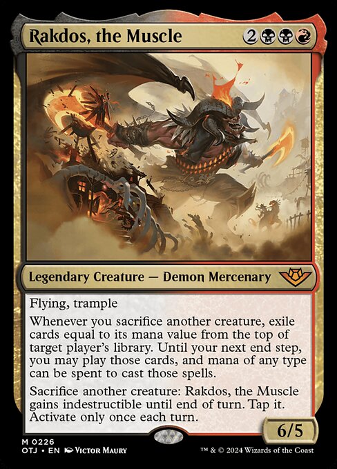Rakdos, the Muscle - Outlaws of Thunder Junction Magic card