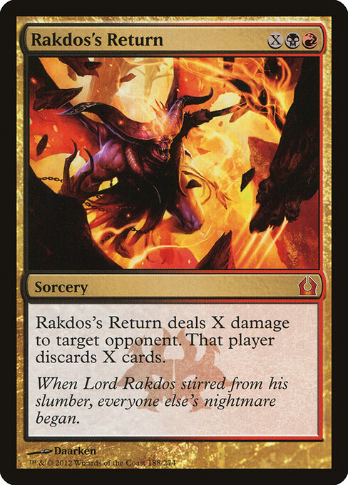Rakdos's Return - Return to Ravnica Magic card