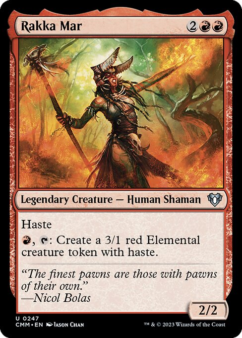 Rakka Mar - Commander Masters Magic card