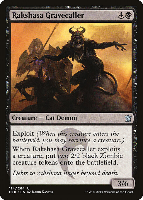 Rakshasa Gravecaller - Dragons of Tarkir Magic card