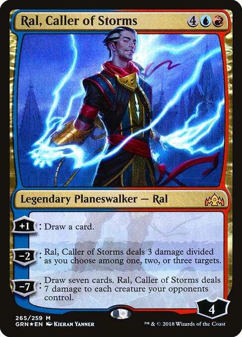 Ral, Caller of Storms - Guilds of Ravnica Magic card