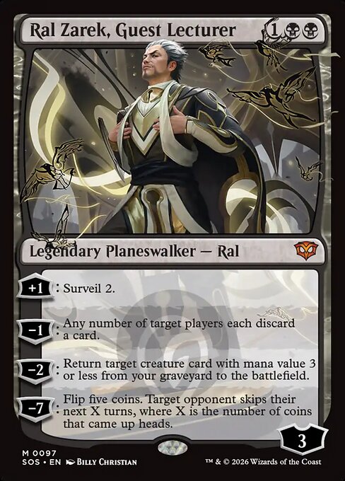 Ral Zarek, Guest Lecturer - Secrets of Strixhaven Magic card