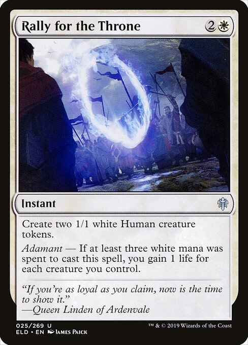 Rally for the Throne - Throne of Eldraine Magic card
