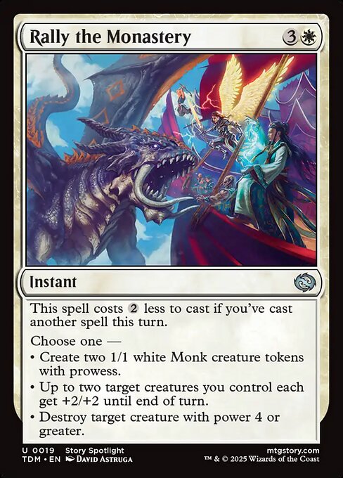 Rally the Monastery - Tarkir: Dragonstorm Magic card