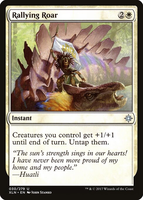 Rallying Roar - Ixalan Magic card