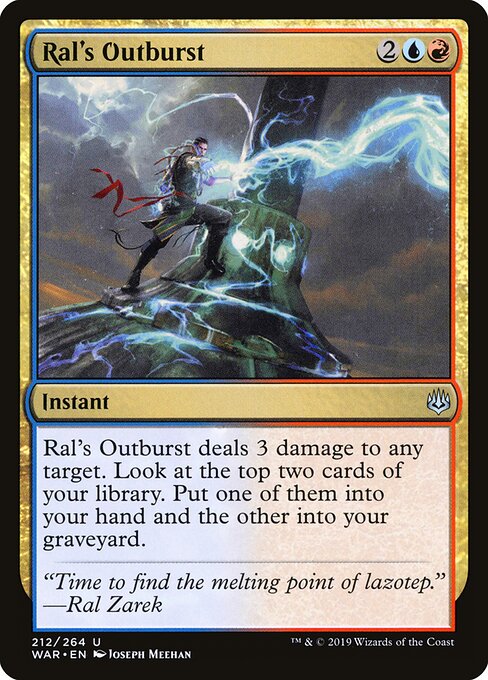 Ral's Outburst - War of the Spark Magic card