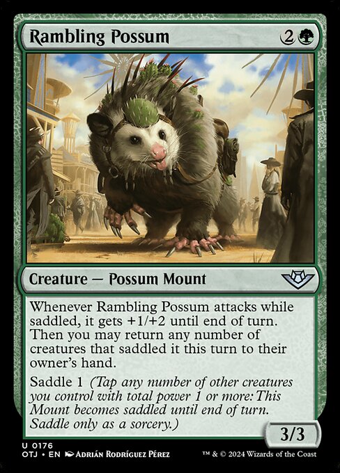 Rambling Possum - Outlaws of Thunder Junction Magic card