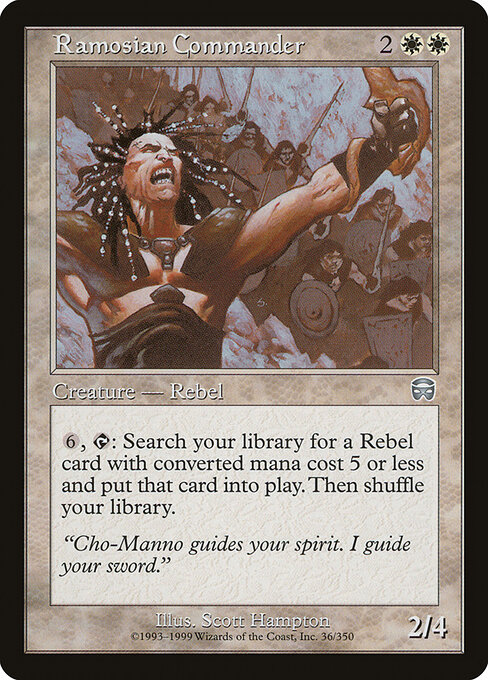 Ramosian Commander - Mercadian Masques Magic card