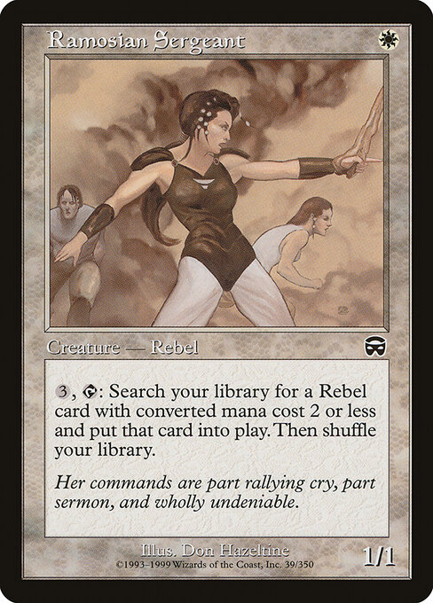 Ramosian Sergeant - Mercadian Masques Magic card