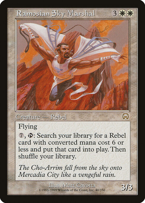 Ramosian Sky Marshal - Mercadian Masques Magic card