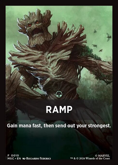 Ramp - Marvel Super Heroes Jumpstart Front Cards (#10) - Illustrated by Riccardo Federici - Magic: The Gathering Card