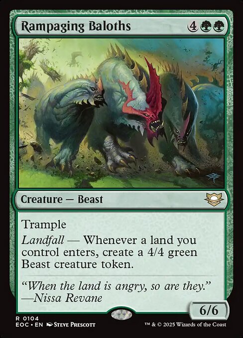 Rampaging Baloths - Edge of Eternities Commander Magic card