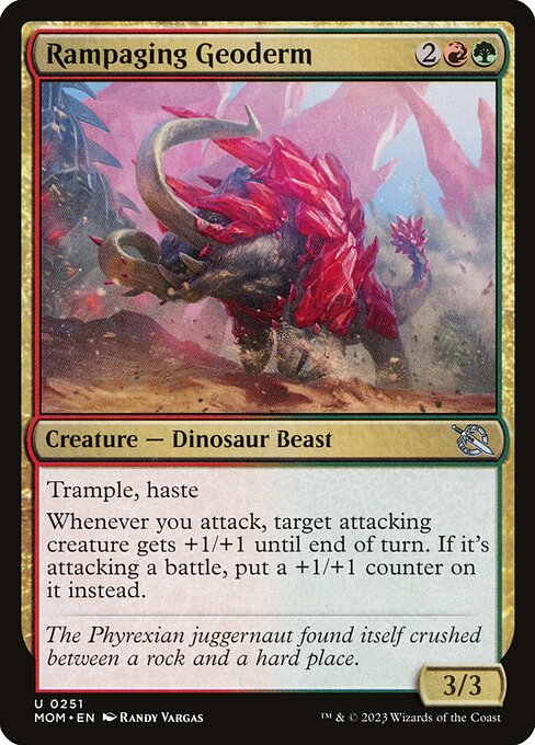 Rampaging Geoderm - March of the Machine Magic card