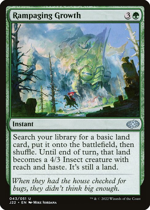 Rampaging Growth - Jumpstart 2022 Magic card