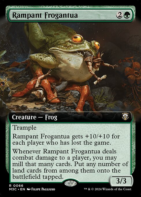 Rampant Frogantua - Modern Horizons 3 Commander Magic card
