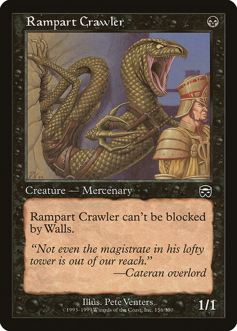 Rampart Crawler - Mercadian Masques Magic card