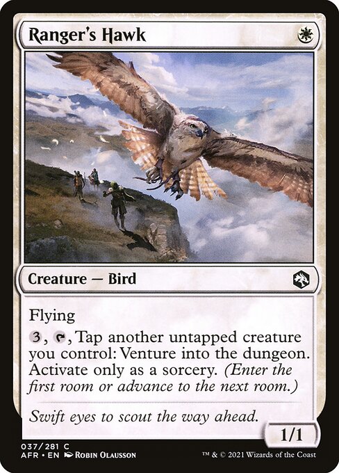 Ranger's Hawk - Adventures in the Forgotten Realms Magic card