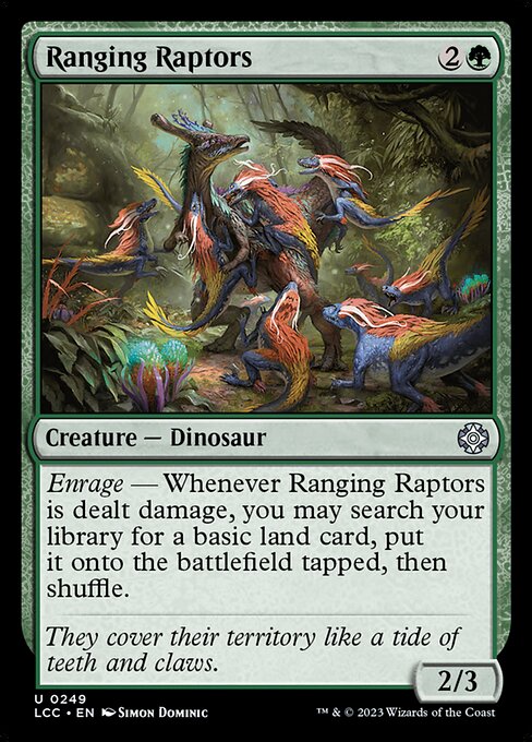 Ranging Raptors - The Lost Caverns of Ixalan Commander Magic card
