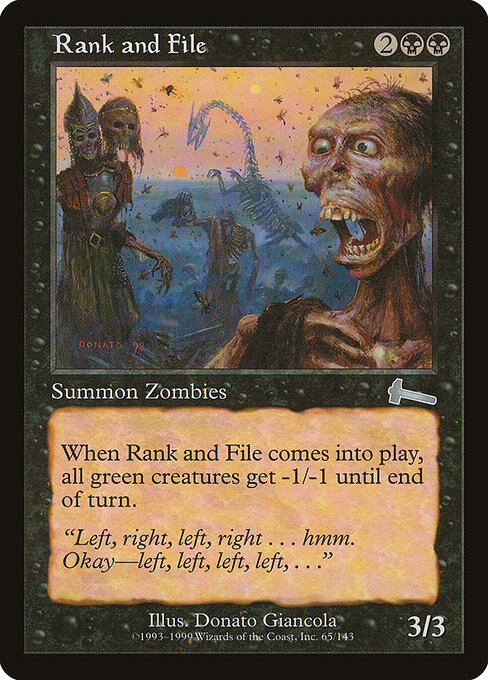 Rank and File - Urza's Legacy Magic card