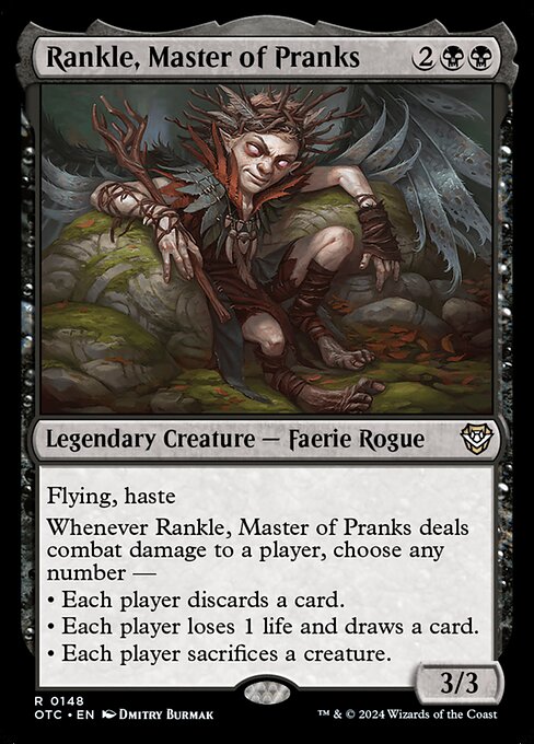 Rankle, Master of Pranks - Outlaws of Thunder Junction Commander Magic card