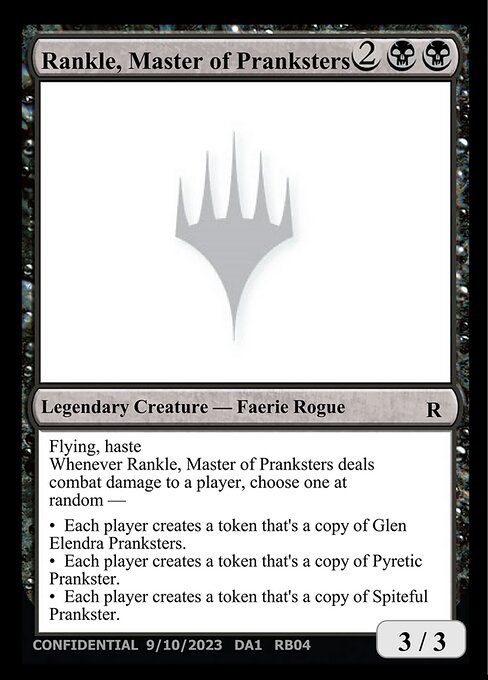 Rankle, Master of Pranksters - Unknown Event (#RB04e) - Magic: The Gathering Card