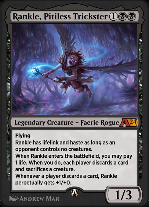 Rankle, Pitiless Trickster - Alchemy: Outlaws of Thunder Junction Magic card