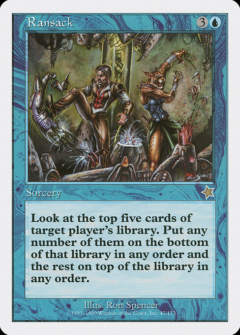 Ransack - Starter 1999 Magic card