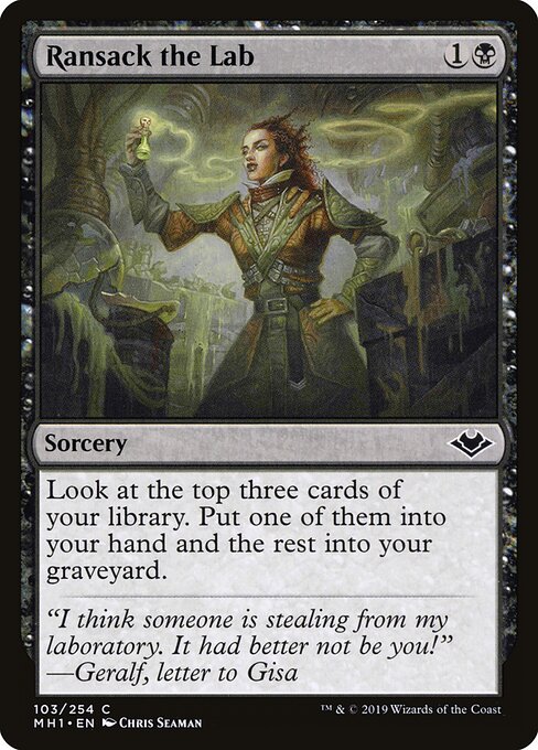 Ransack the Lab - Modern Horizons Magic card