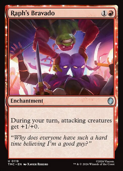 Raph's Bravado - Teenage Mutant Ninja Turtles Eternal Magic card
