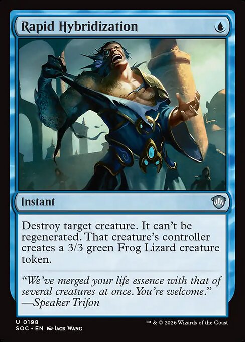 Rapid Hybridization - Secrets of Strixhaven Commander Magic card